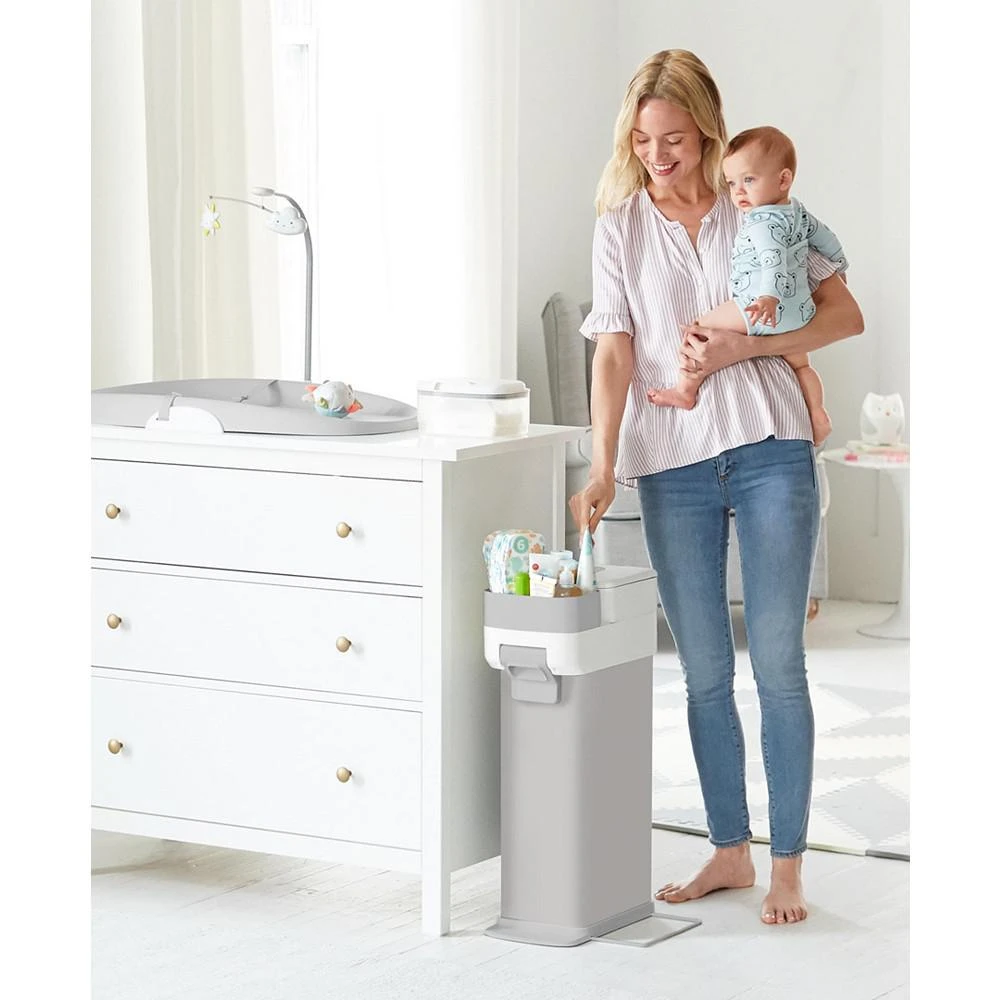 商品Skip Hop|Nursery Style Diaper Pail,价格¥636,第5张图片详细描述