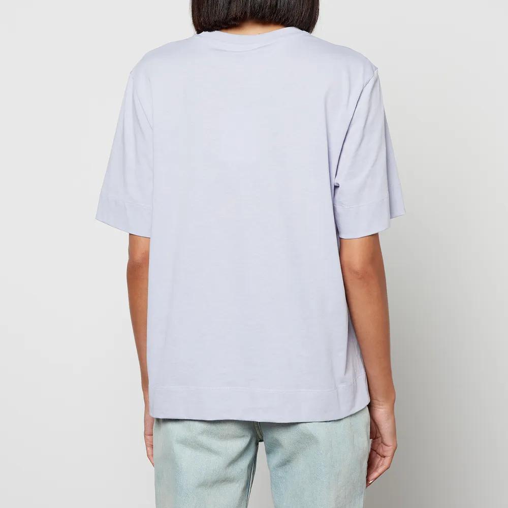 商品Ganni|Ganni Software Logo-Print Organic Cotton-Jersey T-Shirt,价格¥336,第4张图片详细描述