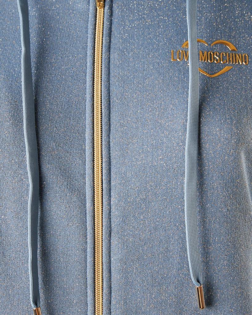 商品Love Moschino|Love Moschino Allover Glitter Zipped Hoodie,价格¥1285,第3张图片详细描述
