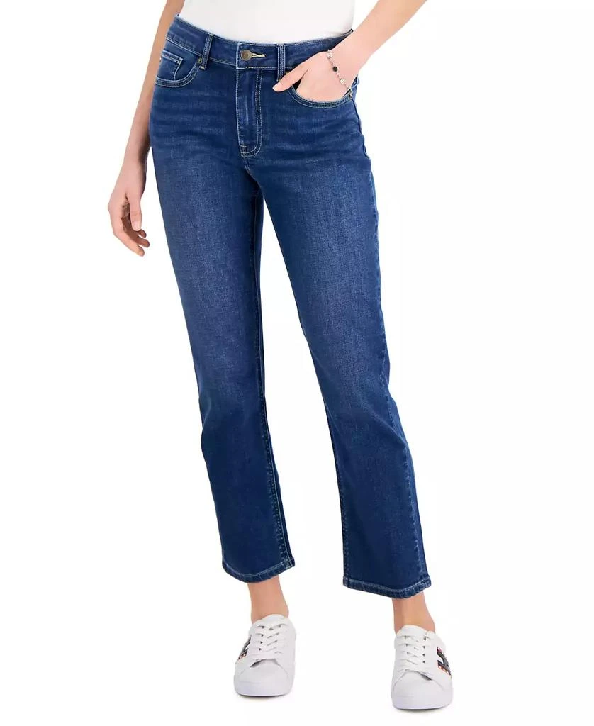 商品Tommy Hilfiger|Women's Tribeca TH Flex Straight Leg Ankle Jeans,价格¥324,第1张图片