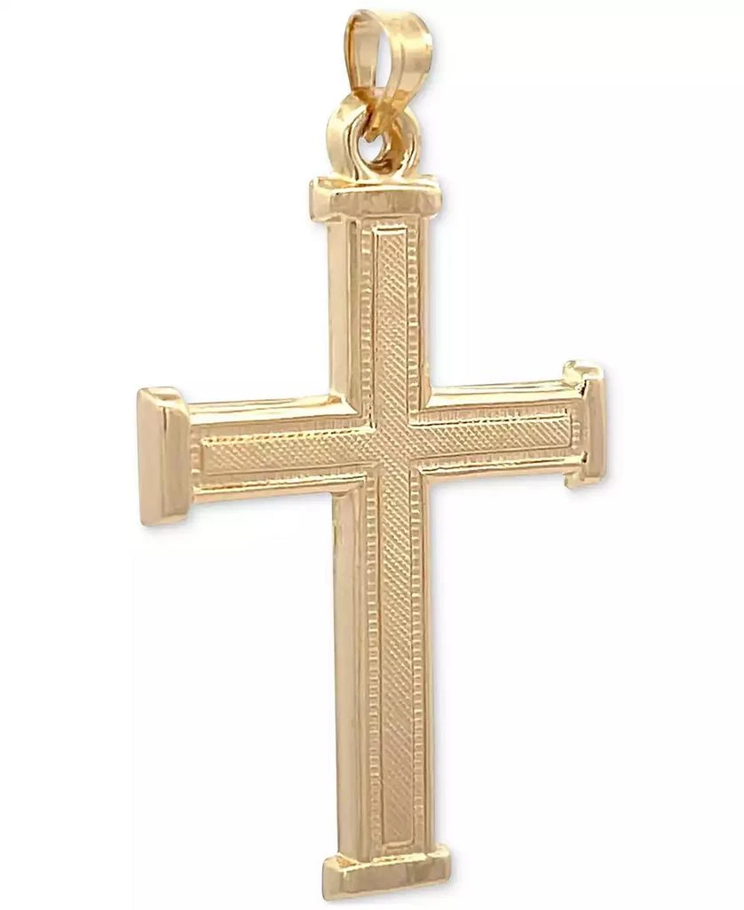 商品Macy's|Cross Pendant in 14k Yellow Gold,价格¥8158,第2张图片详细描述