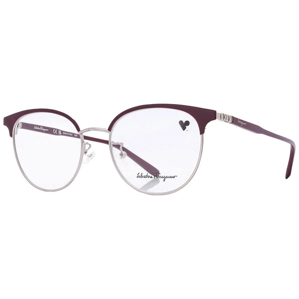 商品Salvatore Ferragamo|Salvatore Ferragamo Demo Round Ladies Eyeglasses SF2201 744 51,价格¥447,第3张图片详细描述
