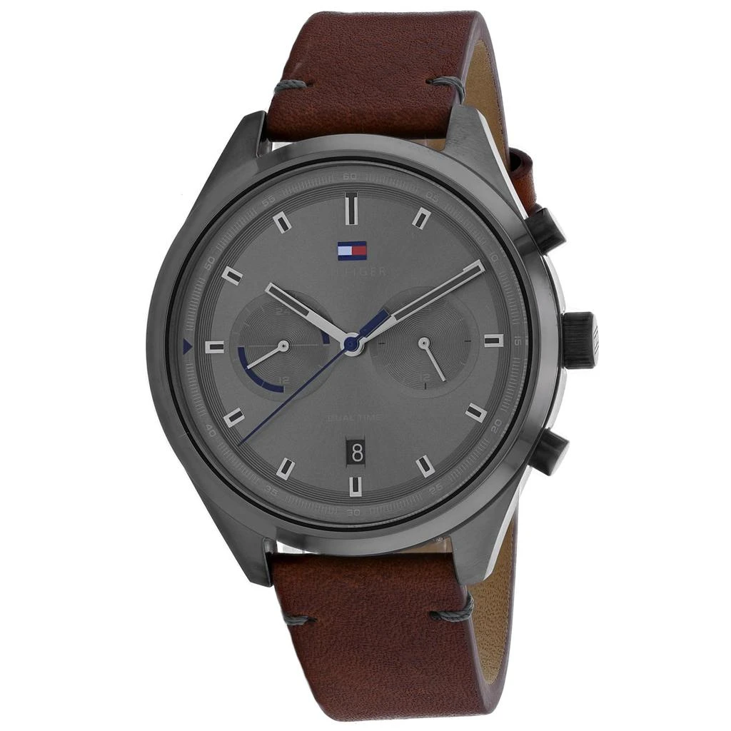 商品Tommy Hilfiger|Tommy Hilfiger Men's Grey dial Watch,价格¥933,第1张图片