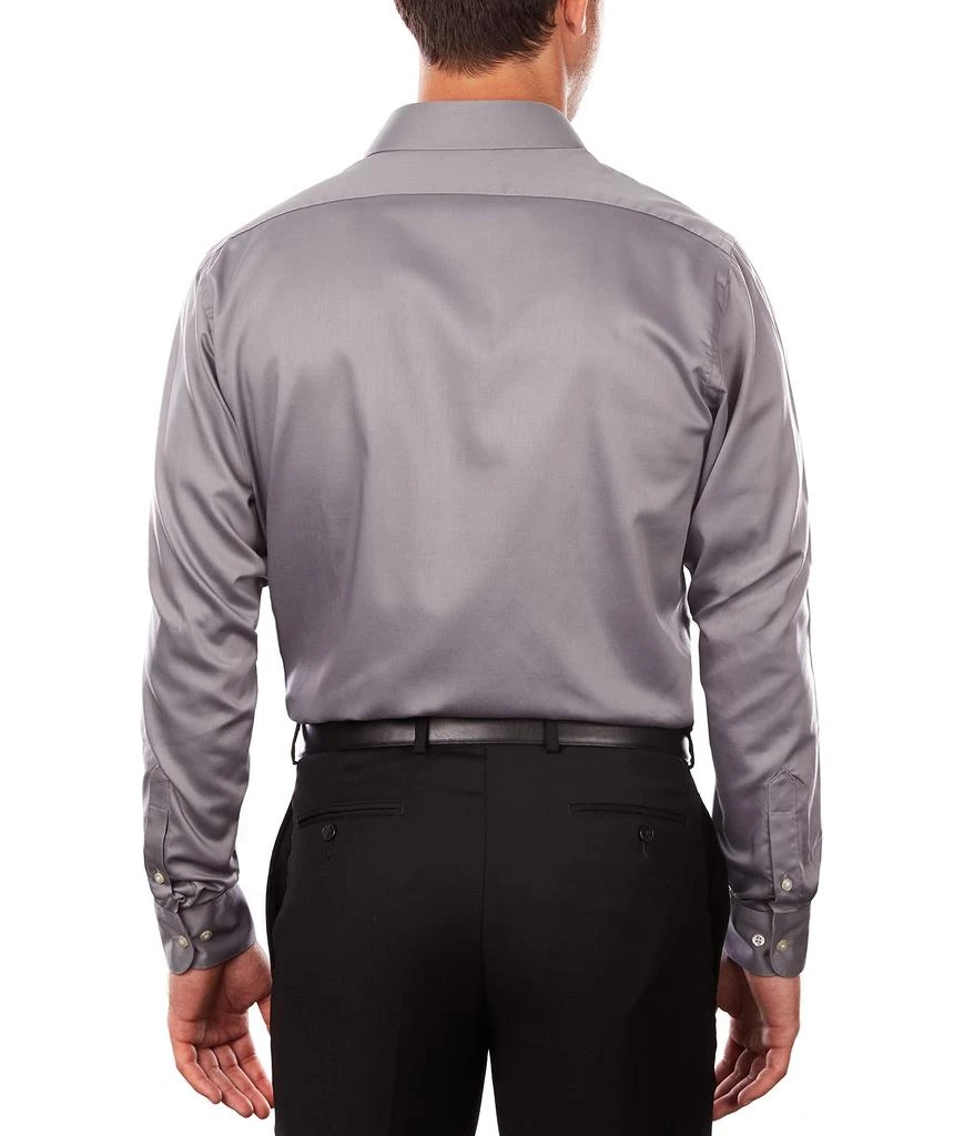 商品Van Heusen|Men's Dress Shirts Regular Fit Lux Sateen Stretch Solid,价格¥204,第3张图片详细描述