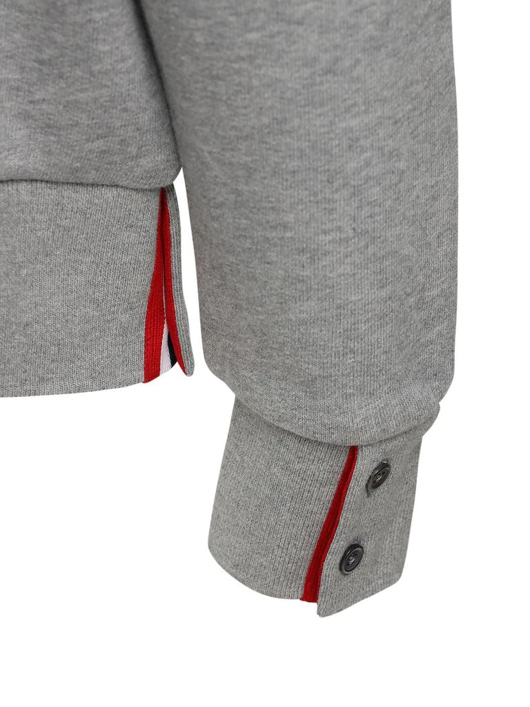 商品Thom Browne|Hooded Cotton Jersey Sweatshirt,价格¥4935,第1张图片详细描述