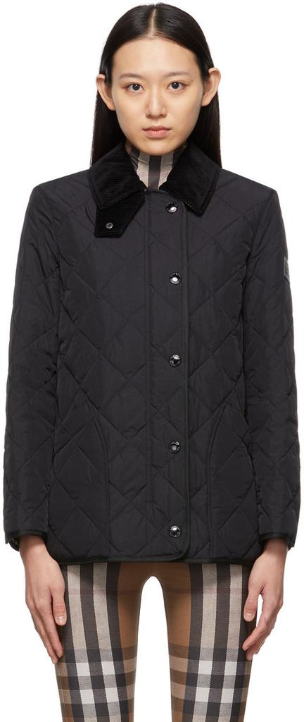 Black Quilted Cotswold Jacket商品第1张图片规格展示