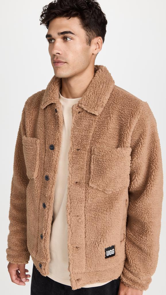 UGG Janson Faux Sherpa Trucker Jacket商品第2张图片规格展示