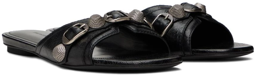 商品Balenciaga|Black Cagole Sandals,价格¥2093,第4张图片详细描述