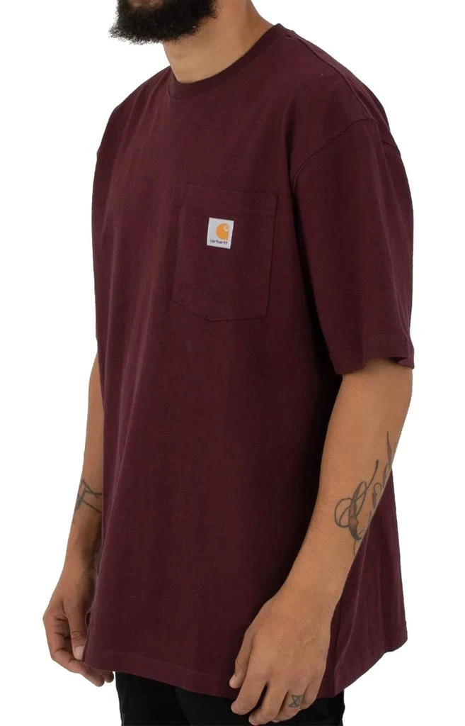 商品Carhartt|(K87) Workwear Pocket T-Shirt - Port,价格¥157,第2张图片详细描述