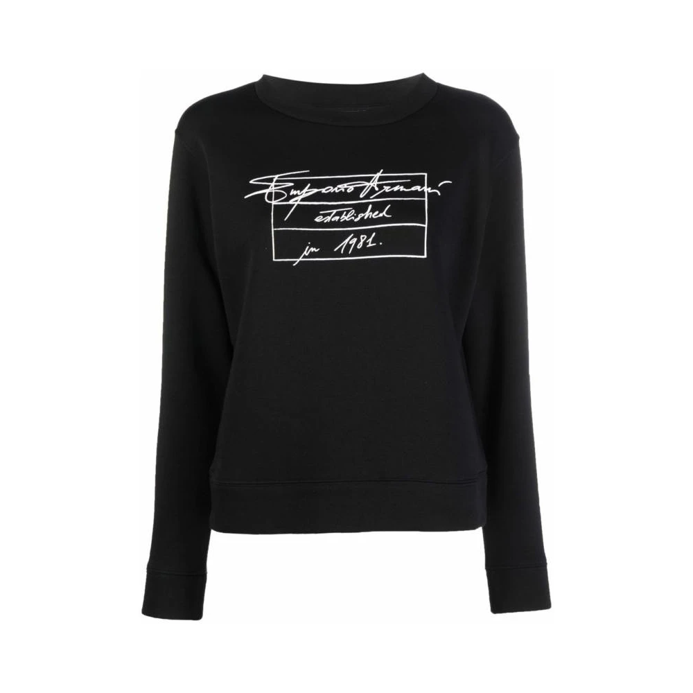 商品Emporio Armani|EMPORIO ARMANI 黑色女士卫衣/帽衫 6K2M7R-2JRGZ-0999,价格¥923,第1张图片