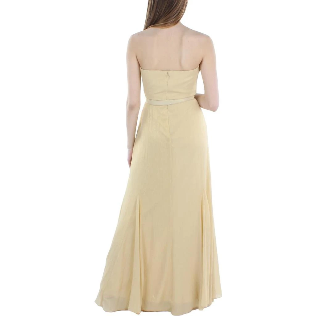 商品Ralph Lauren|Womens Shimmer Strapless Evening Dress,价格¥271-¥436,第1张图片详细描述