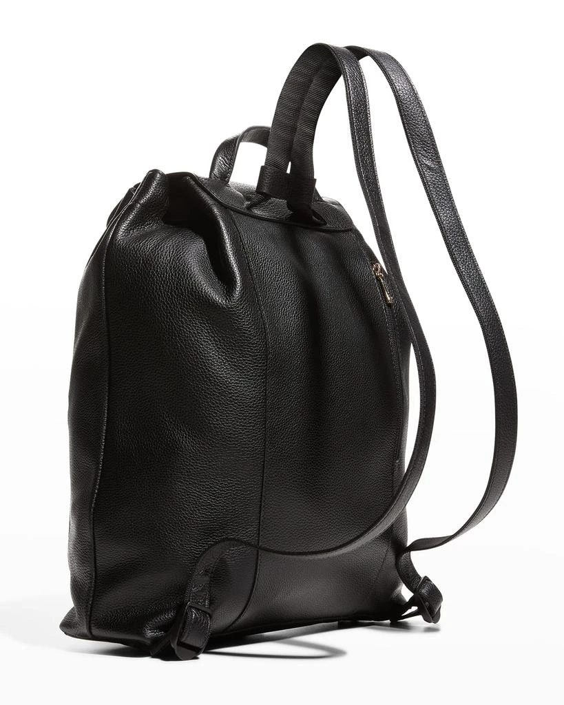 商品Longchamp|Le Foulonne Drawstring Leather Backpack,价格¥4586,第4张图片详细描述