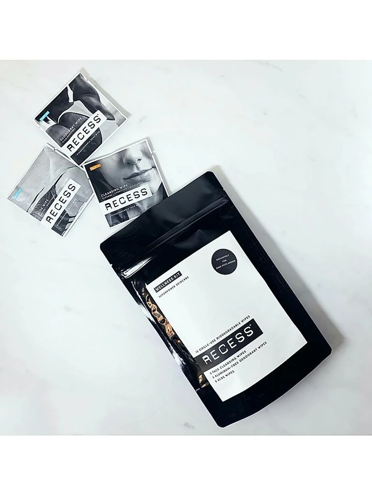 商品Recess|Wellness Kit 15 Single-Use Biodegradable Wipes,价格¥165,第4张图片详细描述