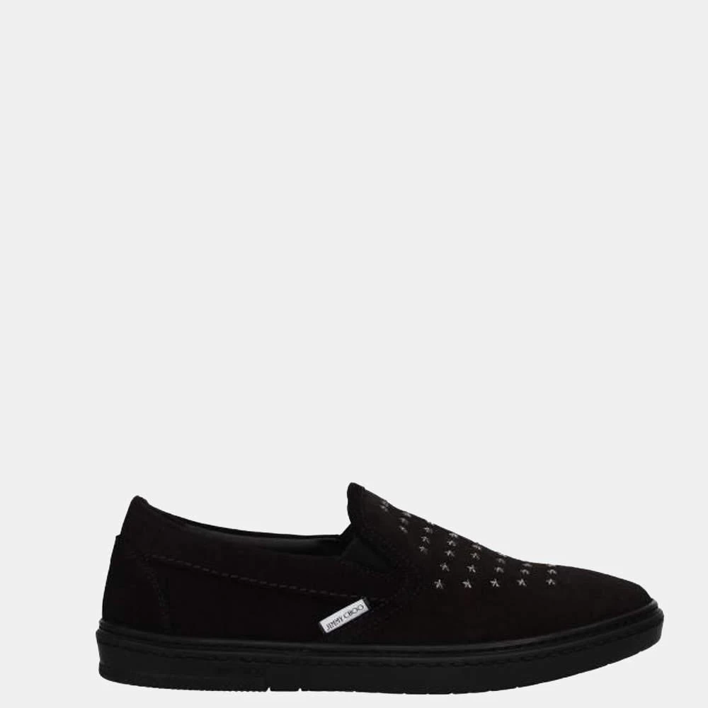 商品Jimmy Choo|Jimmy Choo Black Suede Slip On Loafers Size US 8 EU 38.5,价格¥3852,第1张图片