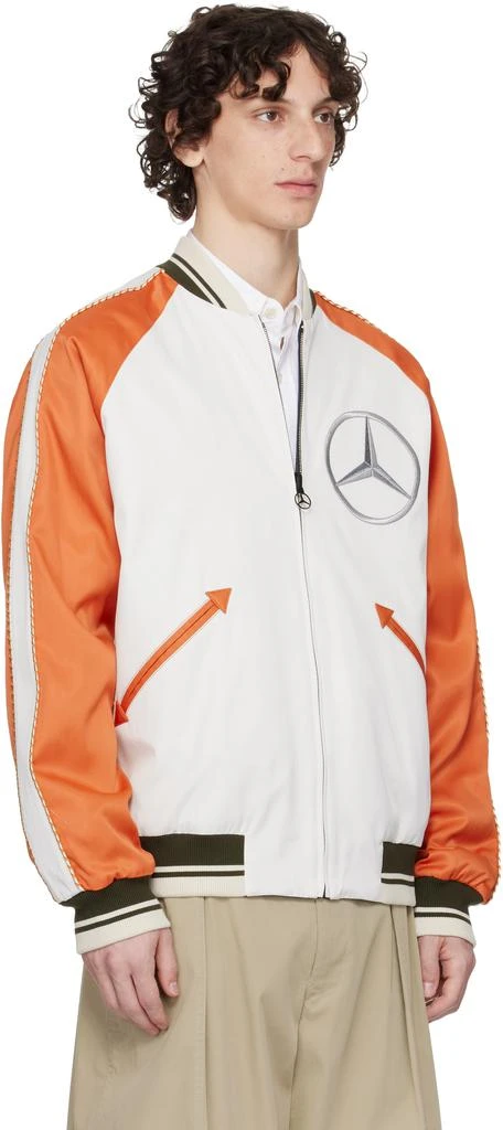 商品Moncler|Mercedes-Benz by NIGO White & Navy Satet Reversible Jacket,价格¥27145,第2张图片详细描述