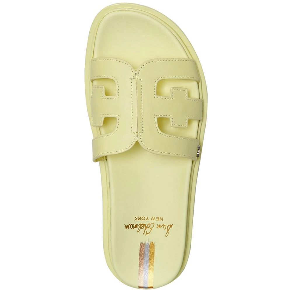商品Sam Edelman|Women's Valeri Logo Emblem Footbed Slide Sandals,价格¥356,第4张图片详细描述