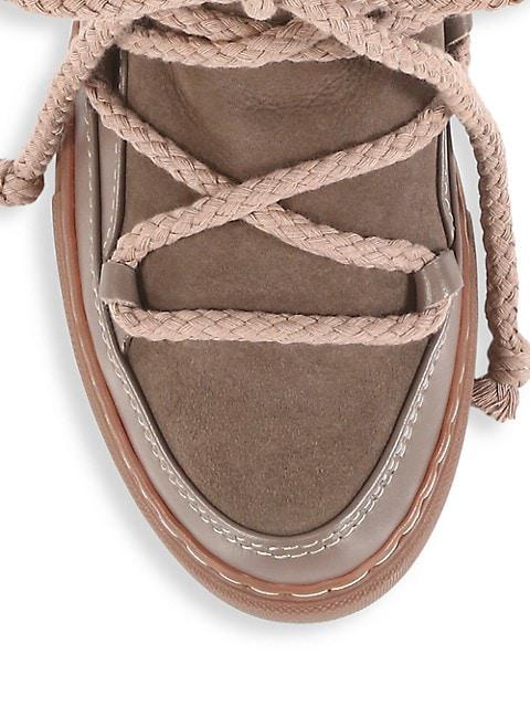Classic Leather Wedge Sneaker Boots商品第4张图片规格展示
