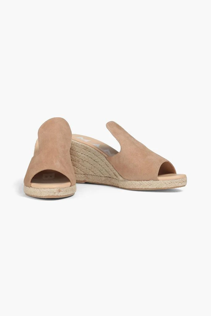 商品MANEBÍ|Hamptons suede wedge mules,价格¥810,第2张图片详细描述