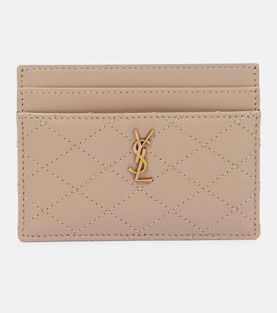 商品Yves Saint Laurent|Gaby quilted leather card holder,价格¥2464,第1张图片