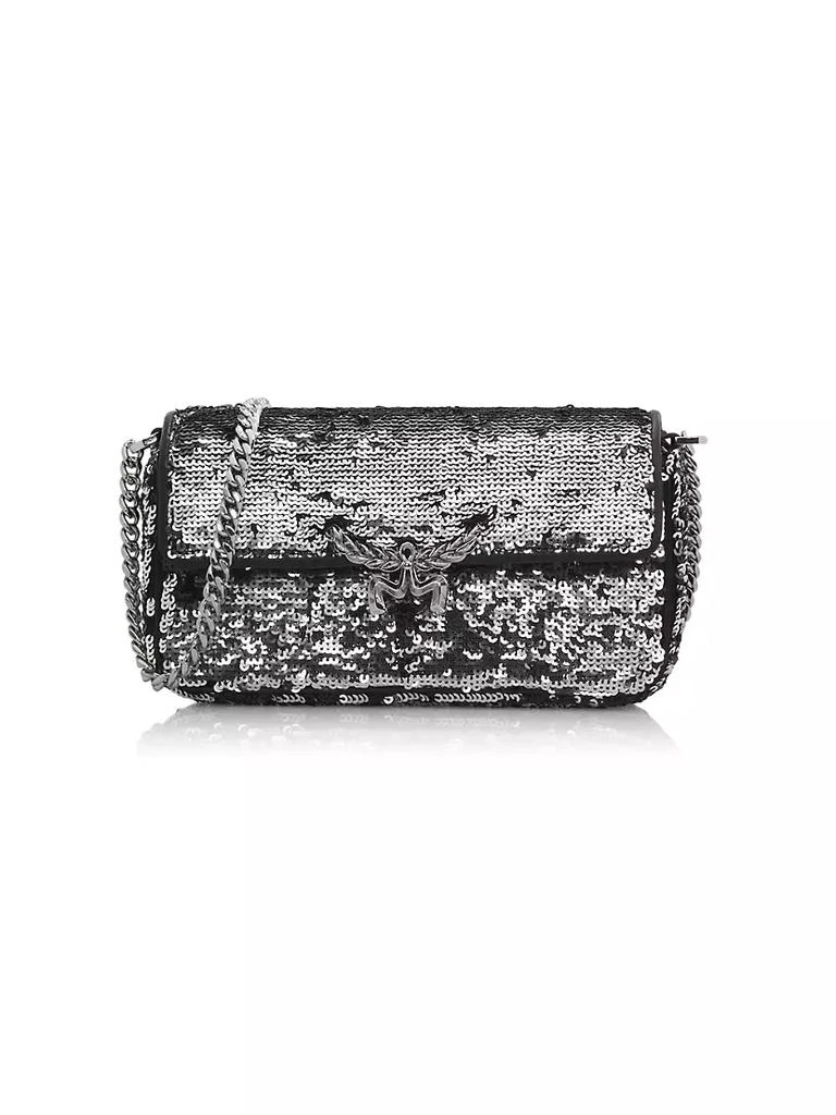 商品MCM|Mini Himmel Sequined Shoulder Bag,价格¥8005,第1张图片