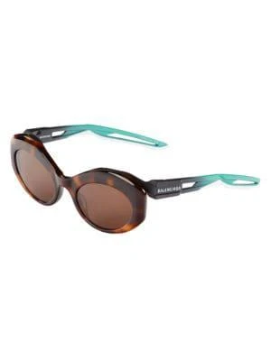 商品Balenciaga|55MM Oval Sunglasses,价格¥674,第2张图片详细描述