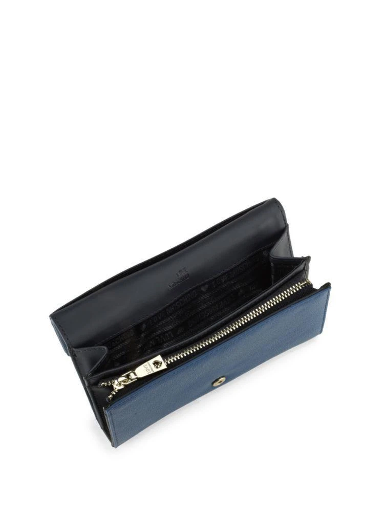 商品Moschino|Love Moschino Textured Foldover Wallet,价格¥629,第2张图片详细描述