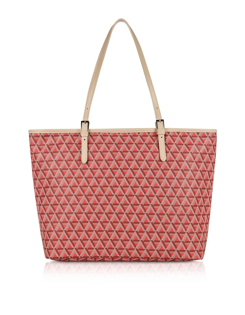商品Lancaster|Lancaster Paris Ikon 大号涂层帆布手提包,价格¥1165,第1张图片