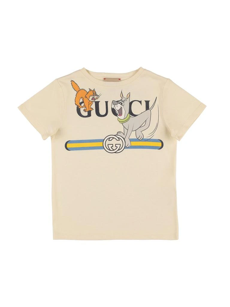 商品Gucci|Cotton Jersey T-shirt,价格¥1617,第1张图片