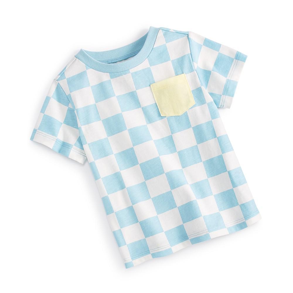 商品First Impressions|Baby Boys Checker Board T-Shirt, Created for Macy's,价格¥74,第1张图片