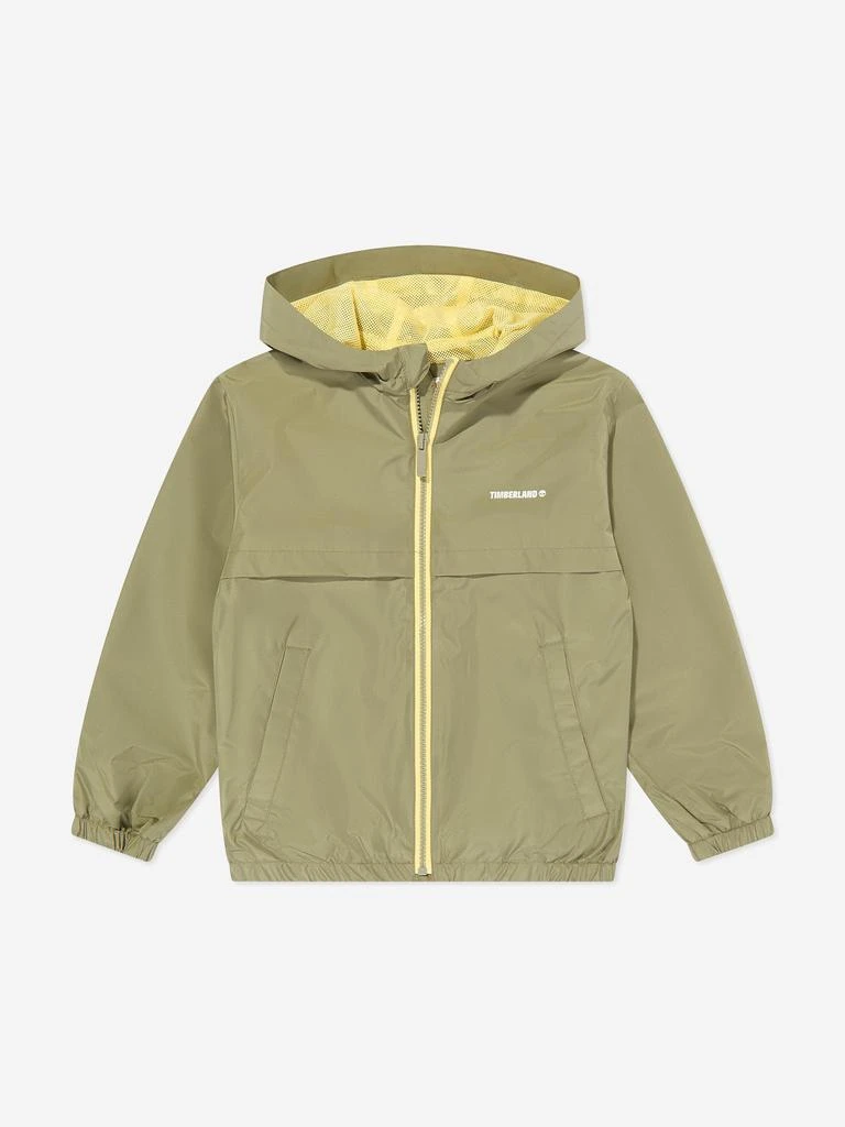 商品Timberland|Timberland Boys Hooded Windbreaker in Green,价格¥424,第1张图片