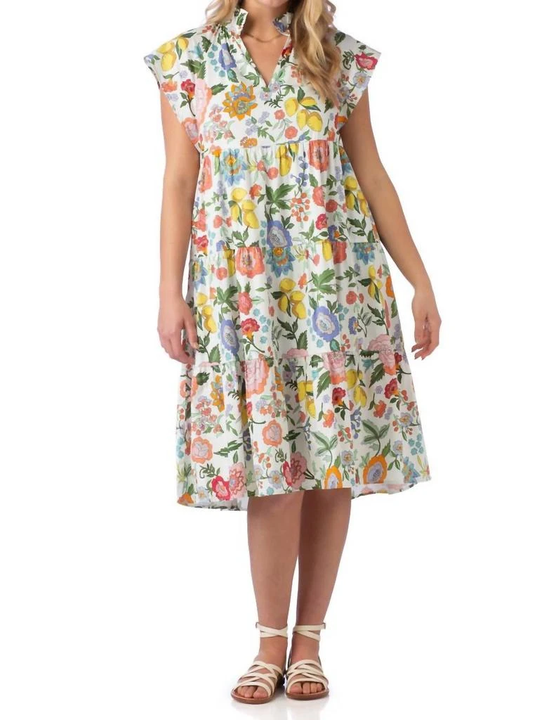 商品Crosby by Mollie Burch|Watts Dress In Lemon Verbena,价格¥1488,第1张图片