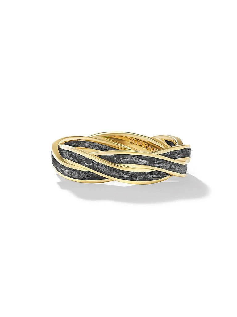 商品David Yurman|DY Helios™ Band Ring in 18K Yellow Gold,价格¥25889,第1张图片