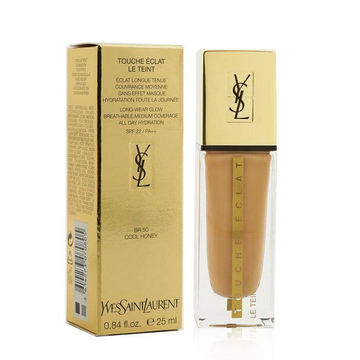 商品Yves Saint Laurent|Yves Saint Laurent 超模光感持妆保湿粉底SPF22 - # BR50 Cool Honey -BR50 Cool Honey(25ml/0.84oz),价格¥574,第2张图片详细描述