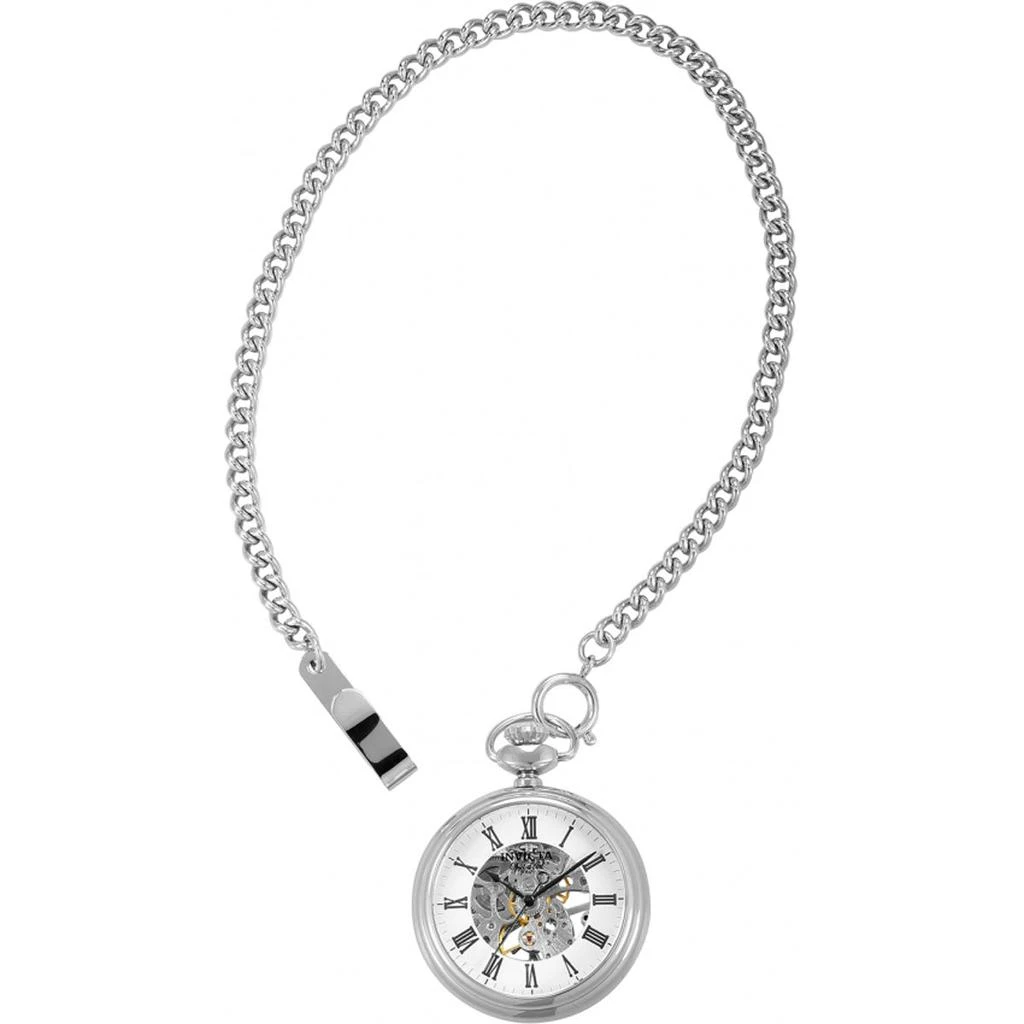 商品Invicta|Invicta Men's Pocket Watch - Objet D Art Mechanical Stainless Steel Chain | 32289,价格¥602,第1张图片