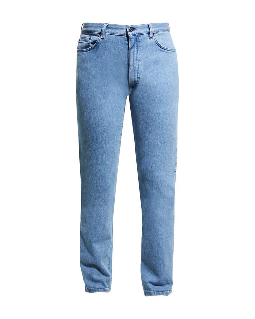 商品Zegna|Men's Stonewashed Stretch Jeans,价格¥3937,第4张图片详细描述