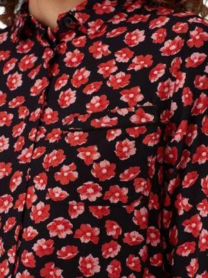 商品[二手商品] Ganni|Floral-Print Button Down Shirt,价格¥190,第3张图片详细描述