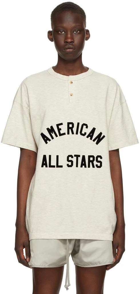 商品Fear of god|Off-White 'All Star' Henley,价格¥904,第1张图片