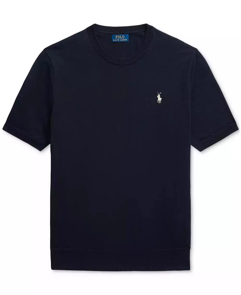 商品Ralph Lauren|Men's Cotton Crewneck Short-Sleeve Sweater,价格¥445,第5张图片详细描述