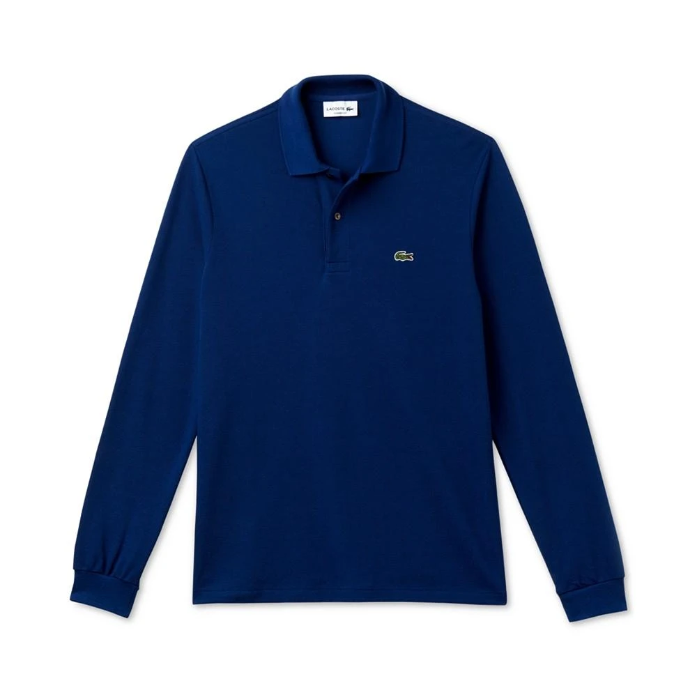 商品Lacoste|拉科斯特男士Polo长袖百搭纯色运动休闲衫,价格¥877,第2张图片详细描述
