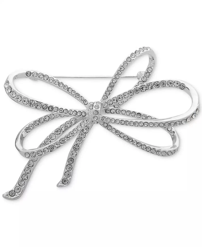 商品Anne Klein|Pavé Bow Pin, Created for Macy's,价格¥209,第1张图片