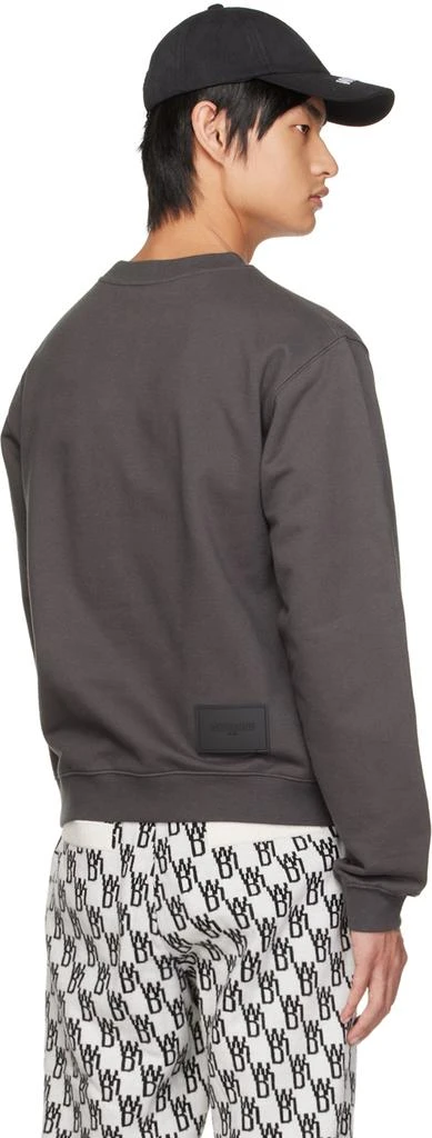 商品We11done|Gray Fitted Sweatshirt,价格¥2582,第3张图片详细描述