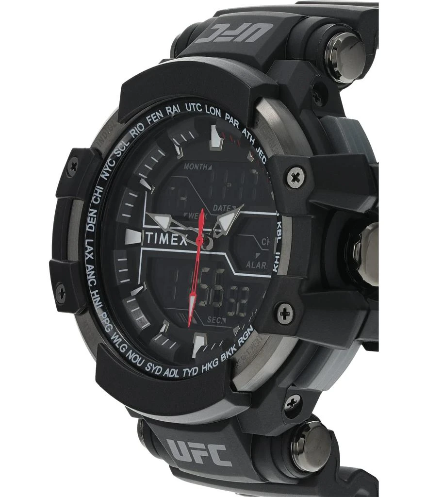 商品Timex|53 mm UFC Tactic Digital Dial Black Resin Strap Watch,价格¥412,第2张图片详细描述