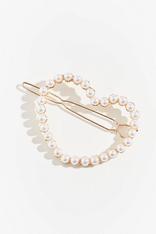 商品Urban Outfitters|Penelope Pearl Heart Clip,价格¥75,第1张图片