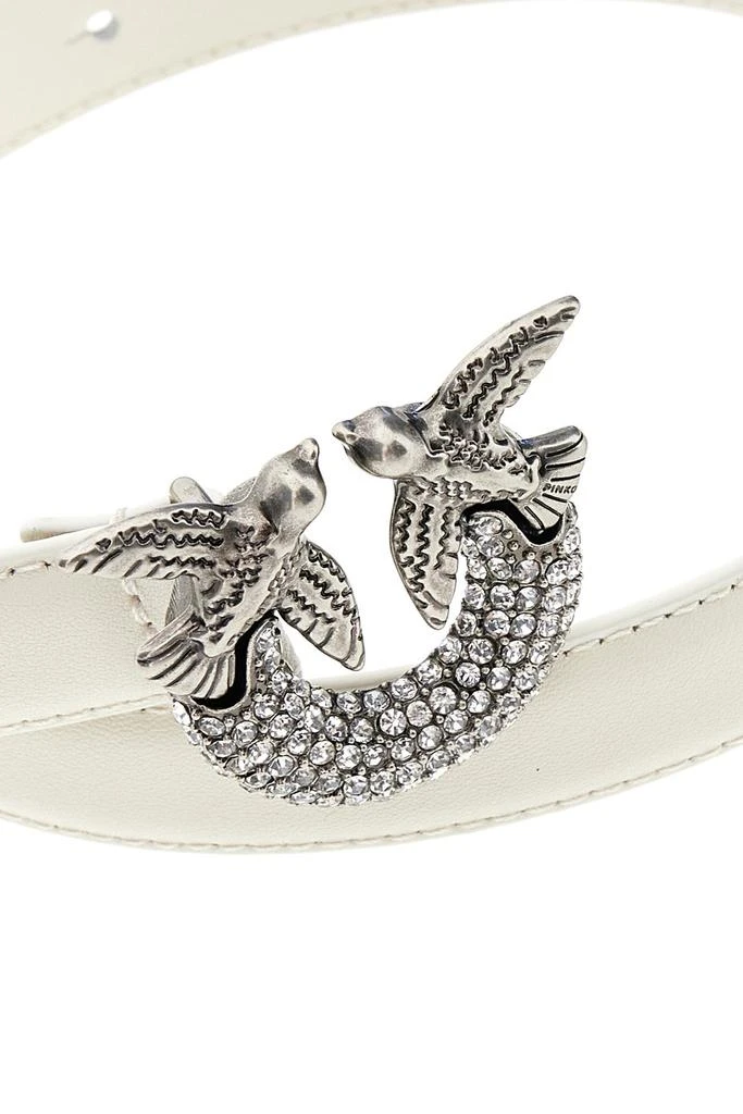 商品PINKO|Pinko Love Birds Logo Plaque Belt,价格¥576,第3张图片详细描述