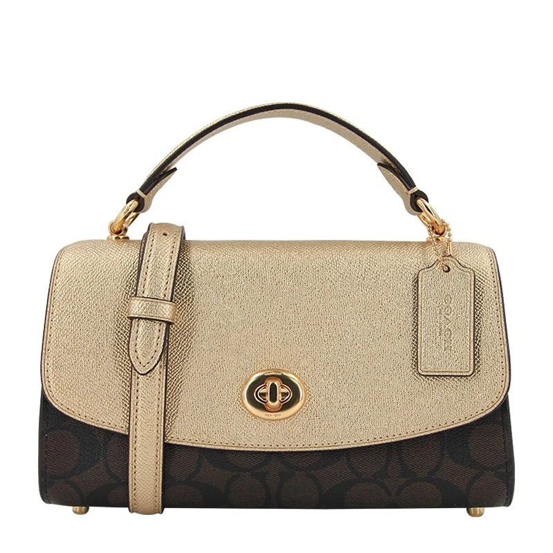 COACH 女士拼色PVC配皮单肩包 C1441IMS5V 商品