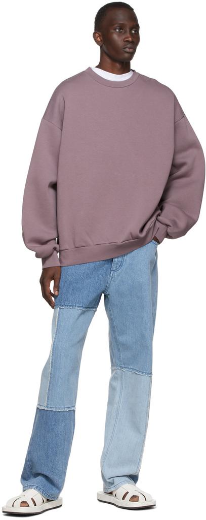 Purple Oversized Sweatshirt商品第4张图片规格展示