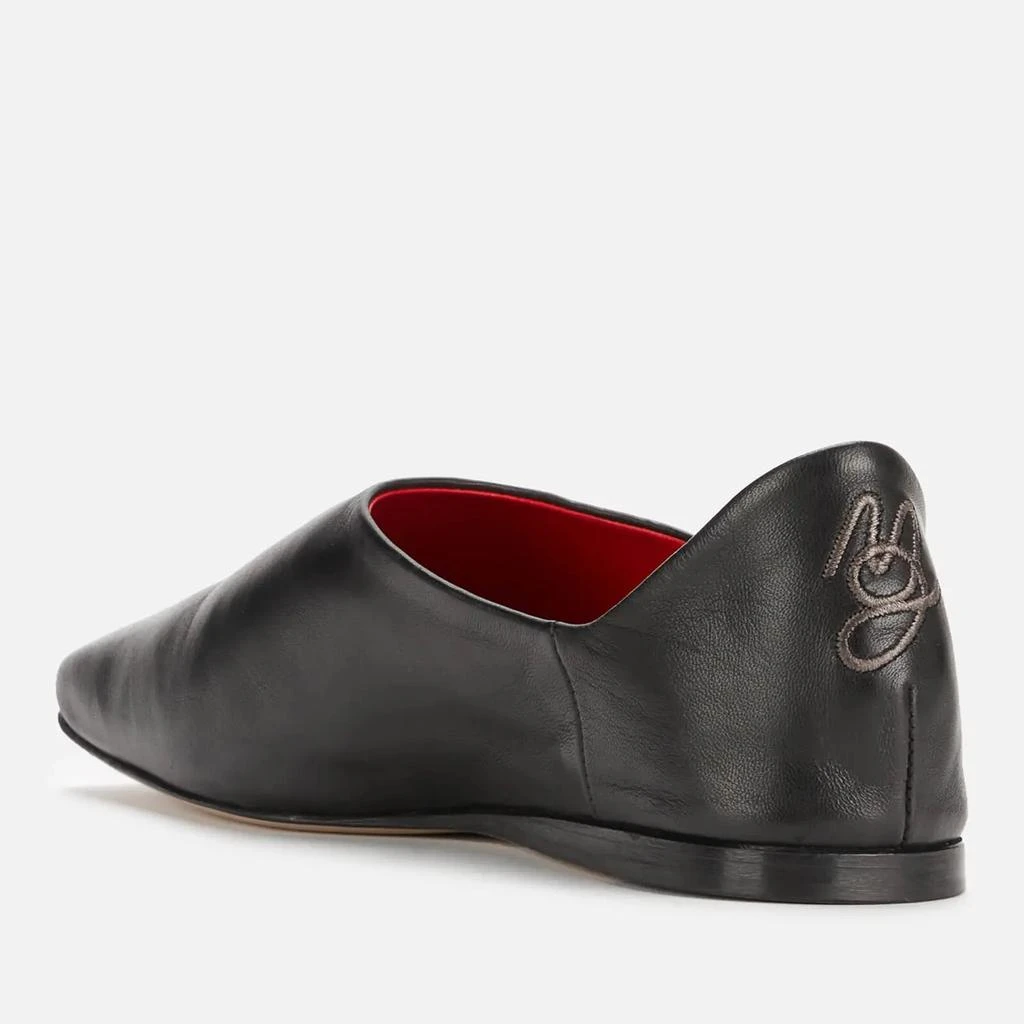 商品Mansur Gavriel|Mansur Gavriel Women's Square Toe Leather Loafers,价格¥1187,第2张图片详细描述