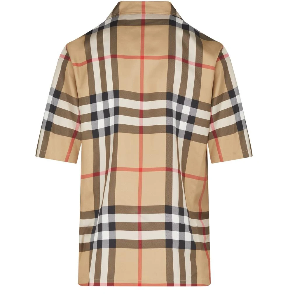 商品Burberry|格纹短袖衬衫,价格¥13031,第3张图片详细描述