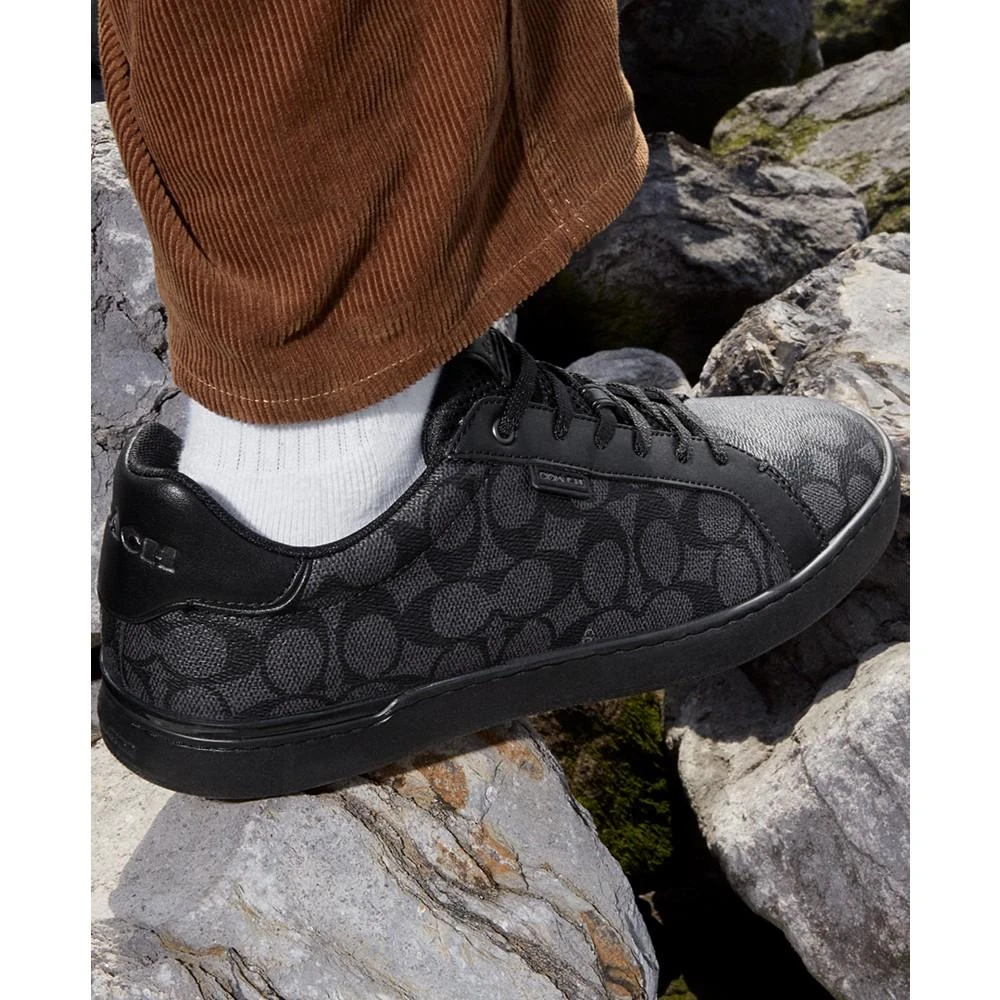 蔻驰 经典低帮涂层帆布鞋（黑色款 尾翼黑灰两色随机发货 ） 商品