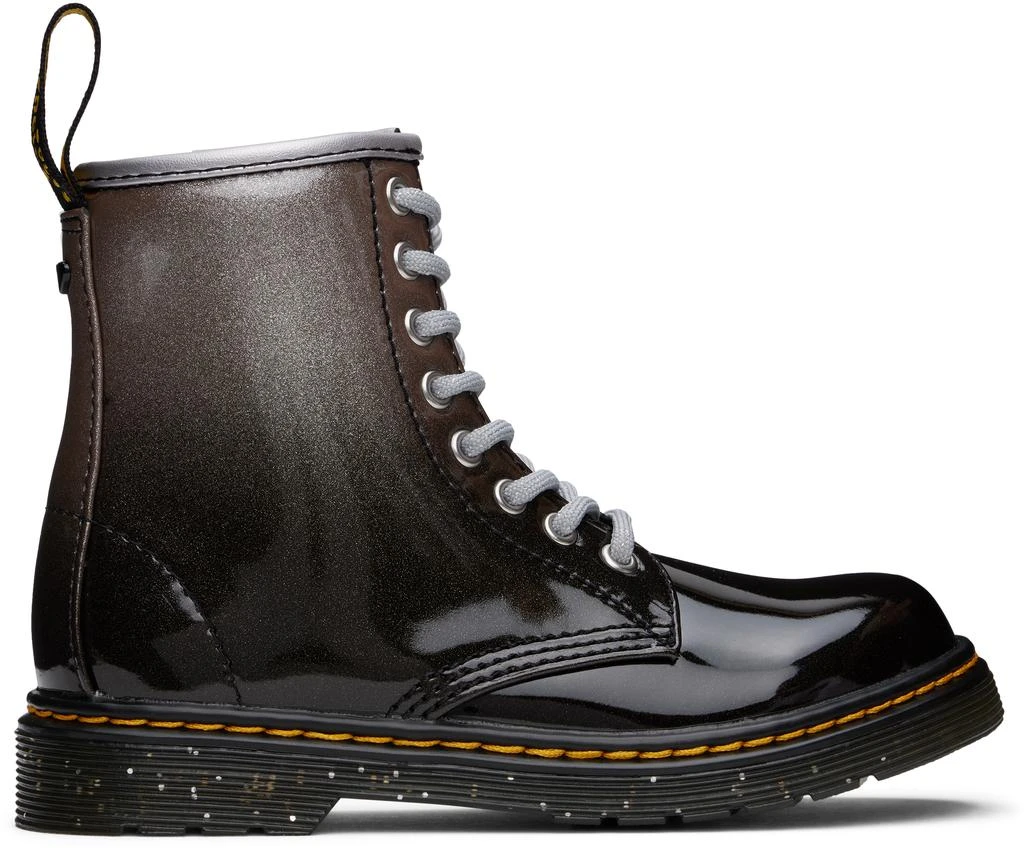 商品Dr. Martens|Big Kids Black & Silver 1460 Glitter Lace Up Boots,价格¥473,第1张图片